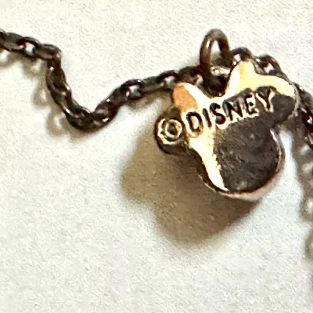 Disney D monogram Minnie Mouse necklace